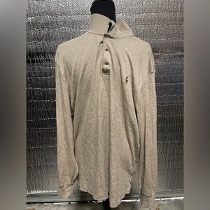 MENS XL RAPLH LAUREN CREAM POLO